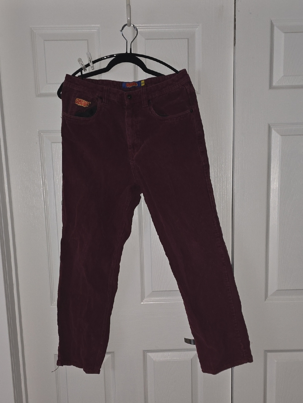 Empyre Corduroy Pants in Deep Burgundy